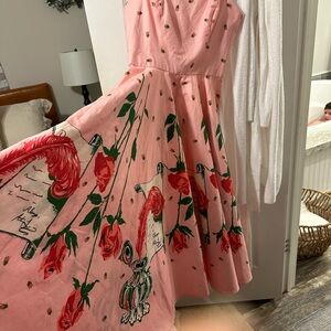 Mr Lucerno original dress handmade. Exquisite 1950’s replica dress. Stunner!